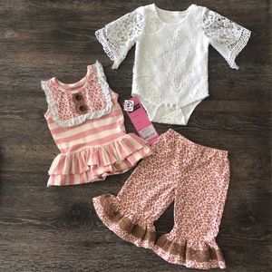 Mustard Pie Colette Romper Set